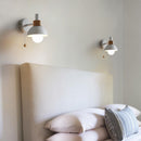 Sculptural Ochre Dome Wall Light