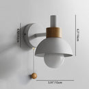 Sculptural Ochre Dome Wall Light