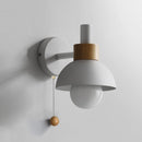 Sculptural Ochre Dome Wall Light