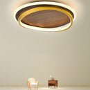 Contemporary Halo Disc Ceiling Light