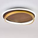 Contemporary Halo Disc Ceiling Light