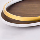 Contemporary Halo Disc Ceiling Light