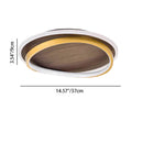 Contemporary Halo Disc Ceiling Light
