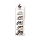 Minimal Vertical Tiered Shoe Tower