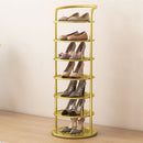 Minimal Vertical Tiered Shoe Tower
