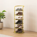 Minimal Vertical Tiered Shoe Tower