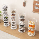Minimal Vertical Tiered Shoe Tower