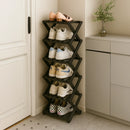 Geometric Tiered Shoe Display Tower