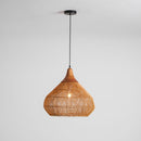 Organic Rattan Weave Pendant Light