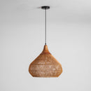 Organic Rattan Weave Pendant Light