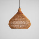 Organic Rattan Weave Pendant Light