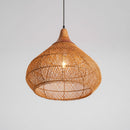 Organic Rattan Weave Pendant Light