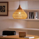 Organic Rattan Weave Pendant Light