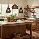 Organic Rattan Weave Pendant Light