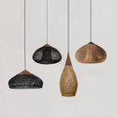 Organic Rattan Weave Pendant Light