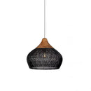 Organic Rattan Weave Pendant Light