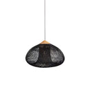 Organic Rattan Weave Pendant Light