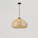Organic Rattan Weave Pendant Light