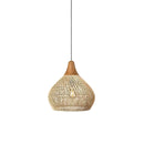 Organic Rattan Weave Pendant Light