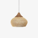 Organic Rattan Weave Pendant Light