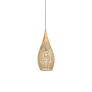 Organic Rattan Weave Pendant Light