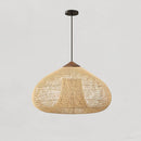 Organic Rattan Weave Pendant Light
