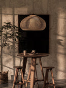 Organic Rattan Weave Pendant Light