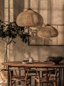 Organic Rattan Weave Pendant Light