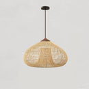 Organic Rattan Weave Pendant Light