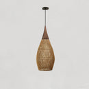 Organic Rattan Weave Pendant Light