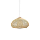 Organic Rattan Weave Pendant Light