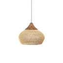 Organic Rattan Weave Pendant Light