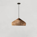 Organic Rattan Weave Pendant Light