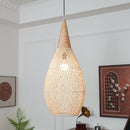 Organic Rattan Weave Pendant Light