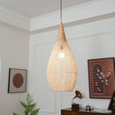 Organic Rattan Weave Pendant Light