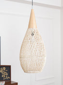 Organic Rattan Weave Pendant Light