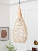 Organic Rattan Weave Pendant Light