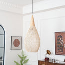 Organic Rattan Weave Pendant Light