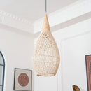 Organic Rattan Weave Pendant Light