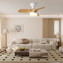 Wood Blade Ceiling Fan Light