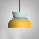 Sculptural Color Block Pendant Light
