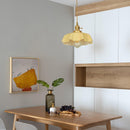 Vintage French Flower Pendant Light