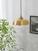 Vintage French Flower Pendant Light
