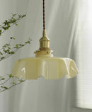 Vintage French Flower Pendant Light