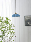 Vintage French Flower Pendant Light