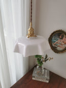 Vintage French Flower Pendant Light