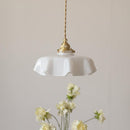 Vintage French Flower Pendant Light