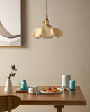 Vintage French Flower Pendant Light