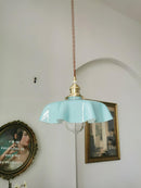 Vintage French Flower Pendant Light