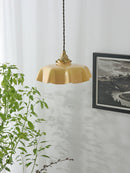 Vintage French Flower Pendant Light